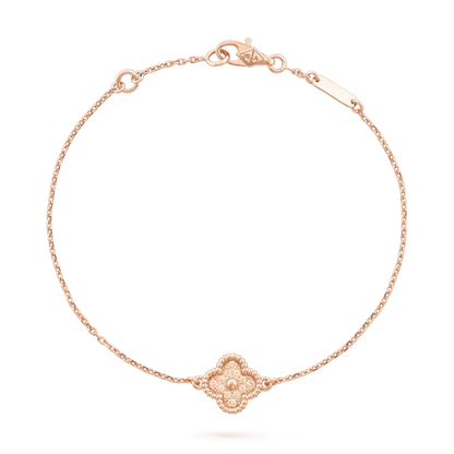 [Renovia Jewelry]CLOVER SINGLE FLOWER BRACELET