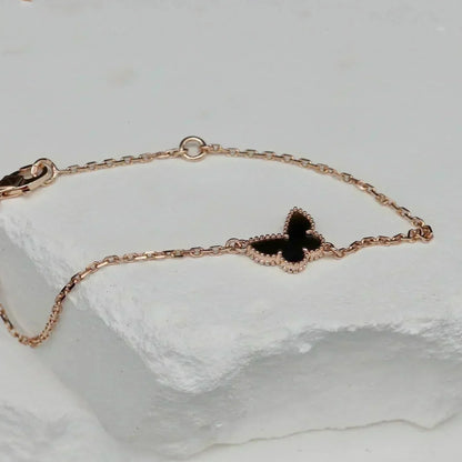 [Renovia Jewelry]BUTTERFLY ONYX  BUTTERFLY BRACELET