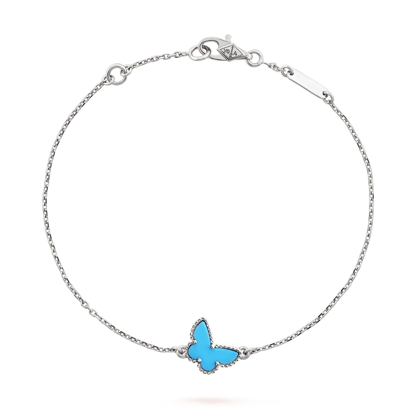 [Renovia Jewelry]BUTTERFLY TURQUOISE BUTTERFLY BRACELET SILVER