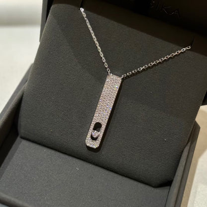 [Renovia Jewelry]MY FIRST DIAMOND PAVED NECKLACE