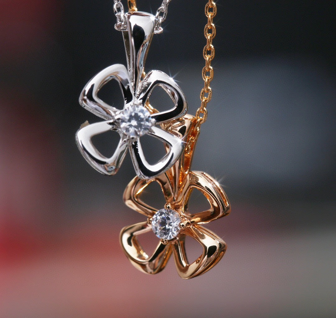 [Renovia Jewelry]FIOREVER NECKLACE DIAMOND CENTER
